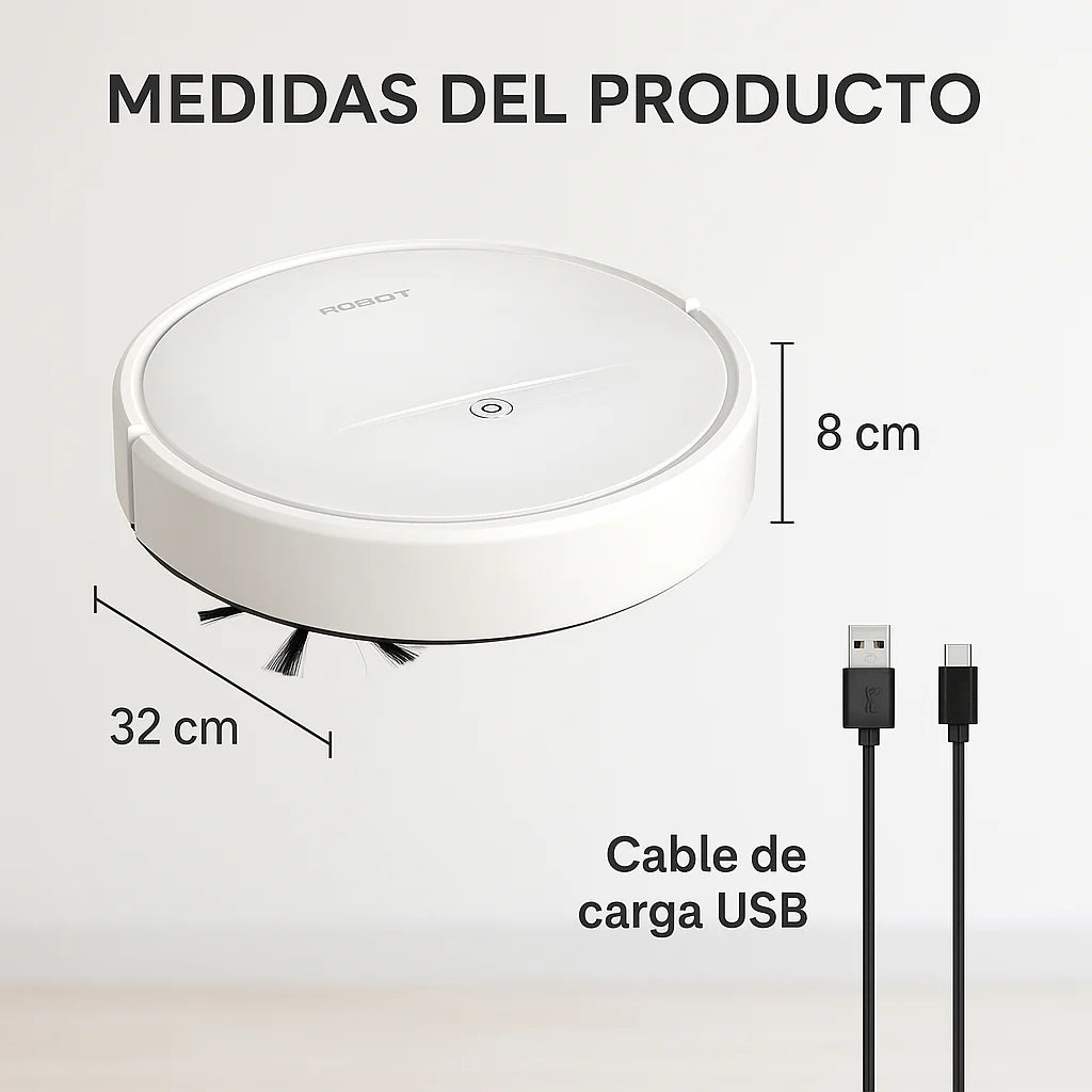 Sweeping® Aspiradora Robot | Limpia tu hogar sin mover un dedo